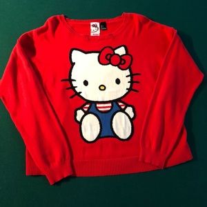 Hello Kitty X Forever 21 Signature Red Sweater